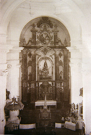 Retablo mayor de la parroquia de San Antonio de Alpandeire