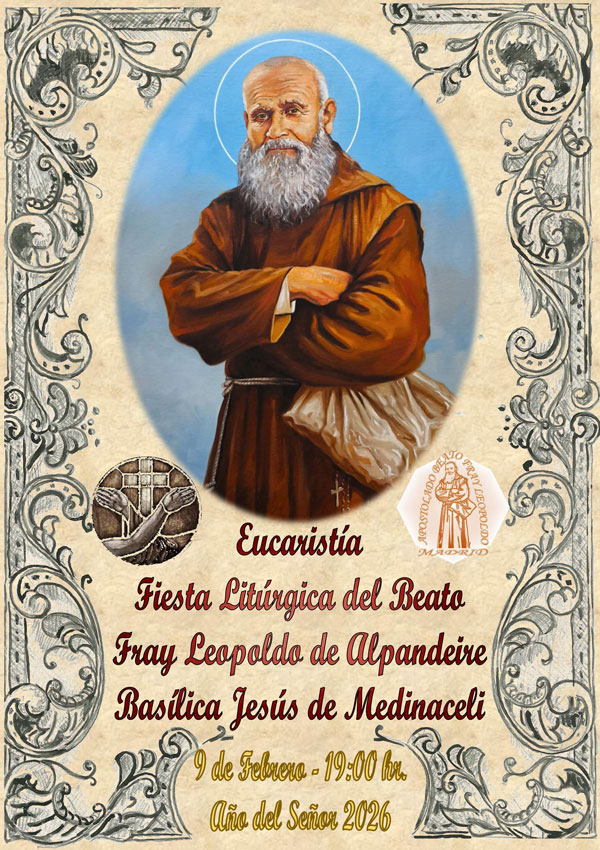 Celebración de la fiesta del Beato Leopoldo en la Basílica de Jesús de Medinaceli