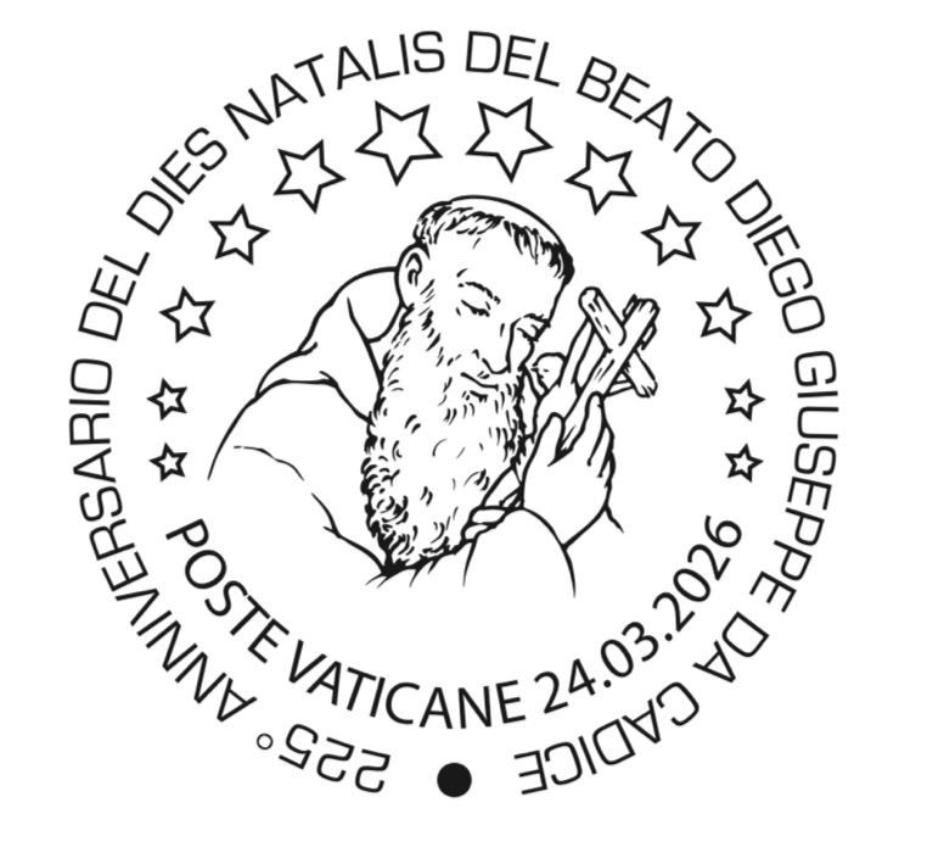 El Vaticano emite un matasellos por el 225 aniversario de la muerte del beato Diego José de Cádiz