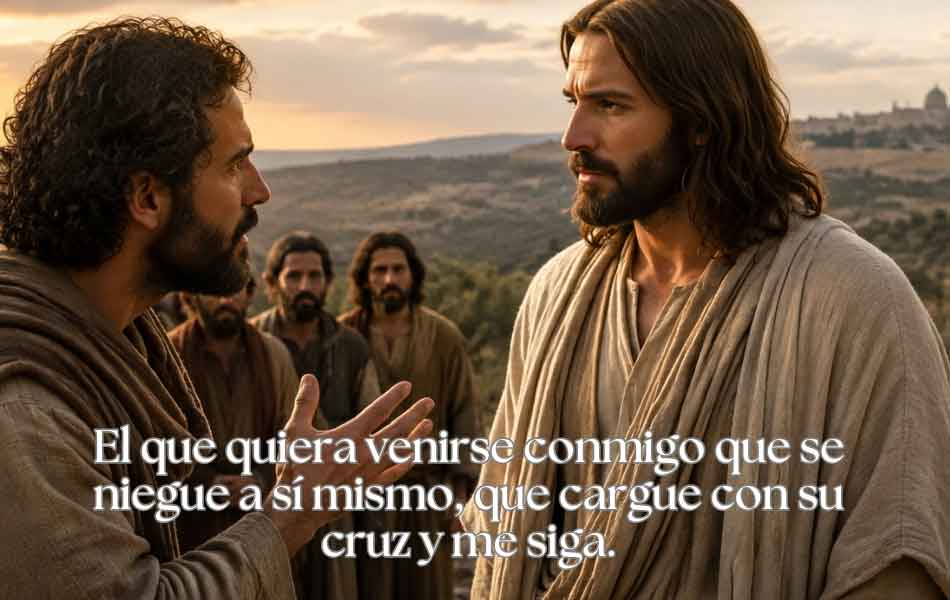 Entonces dijo a sus discípulos: