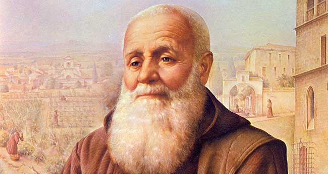 Cara de Fray Leopoldo. Detalle. M. López Vázquez